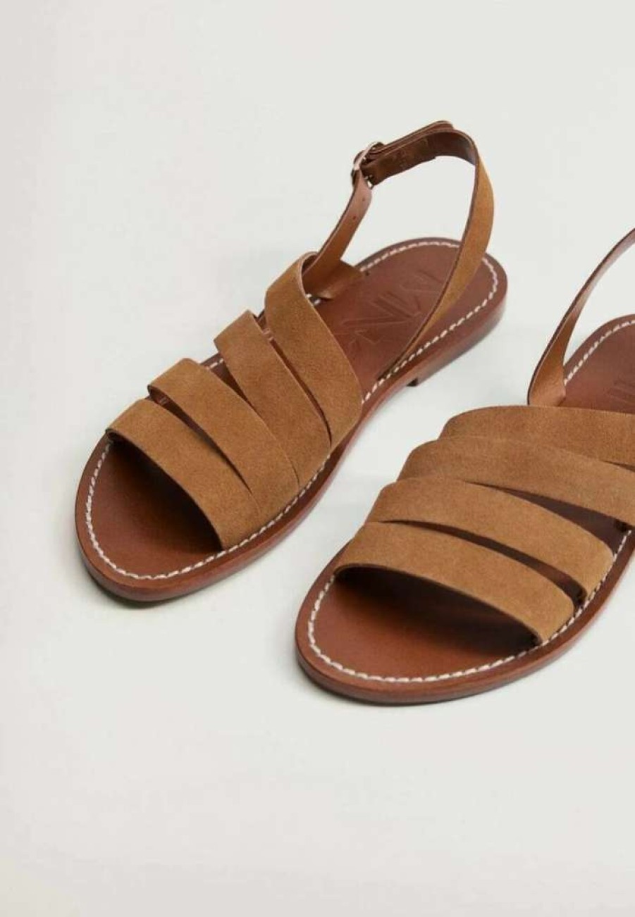 Shoe * | Mango Levita Sandals Kognac