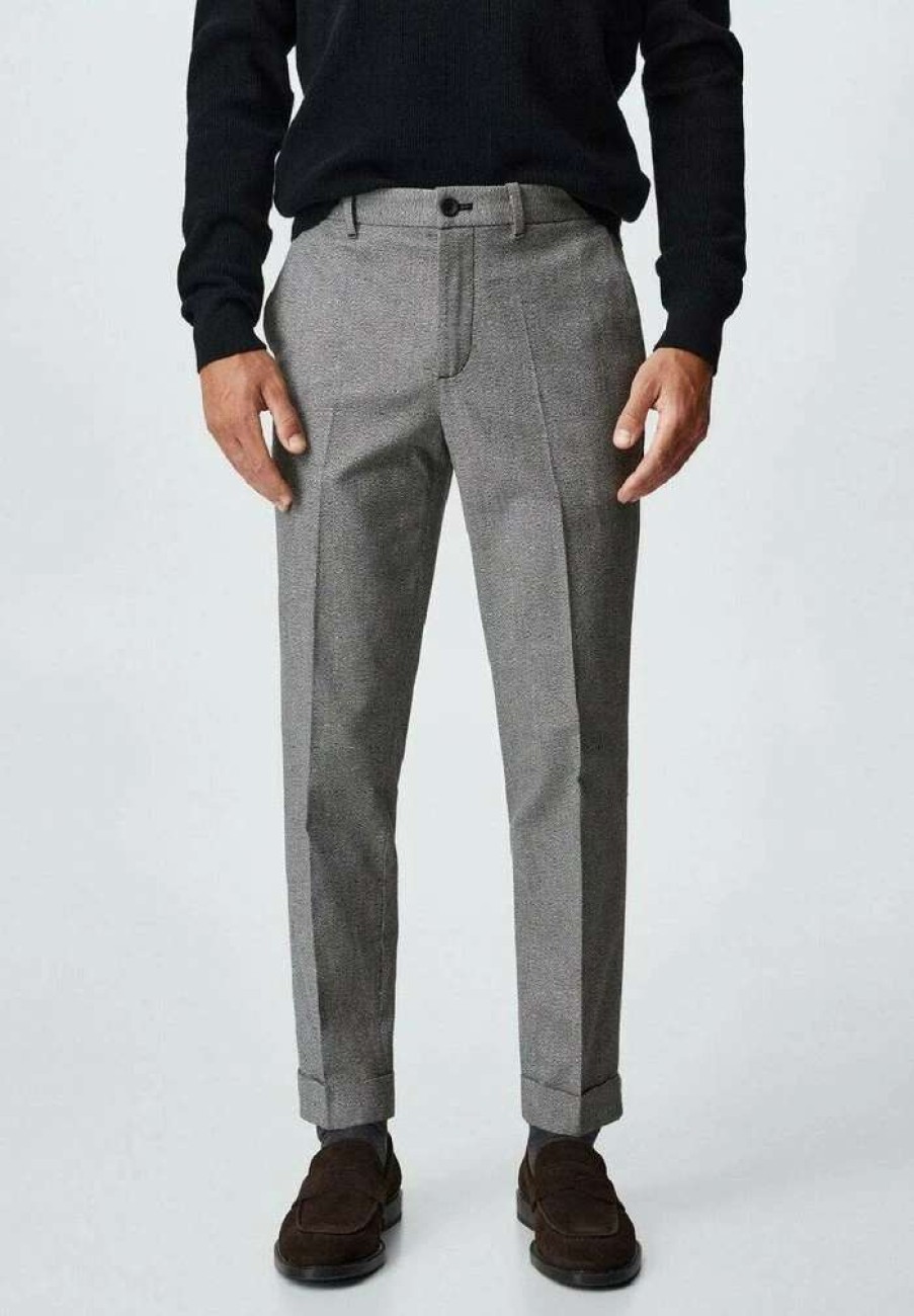 Clothing * | Mango Citron Chinos Black