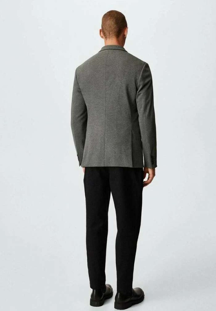 Clothing * | Mango Aneto Blazer Jacket Grau