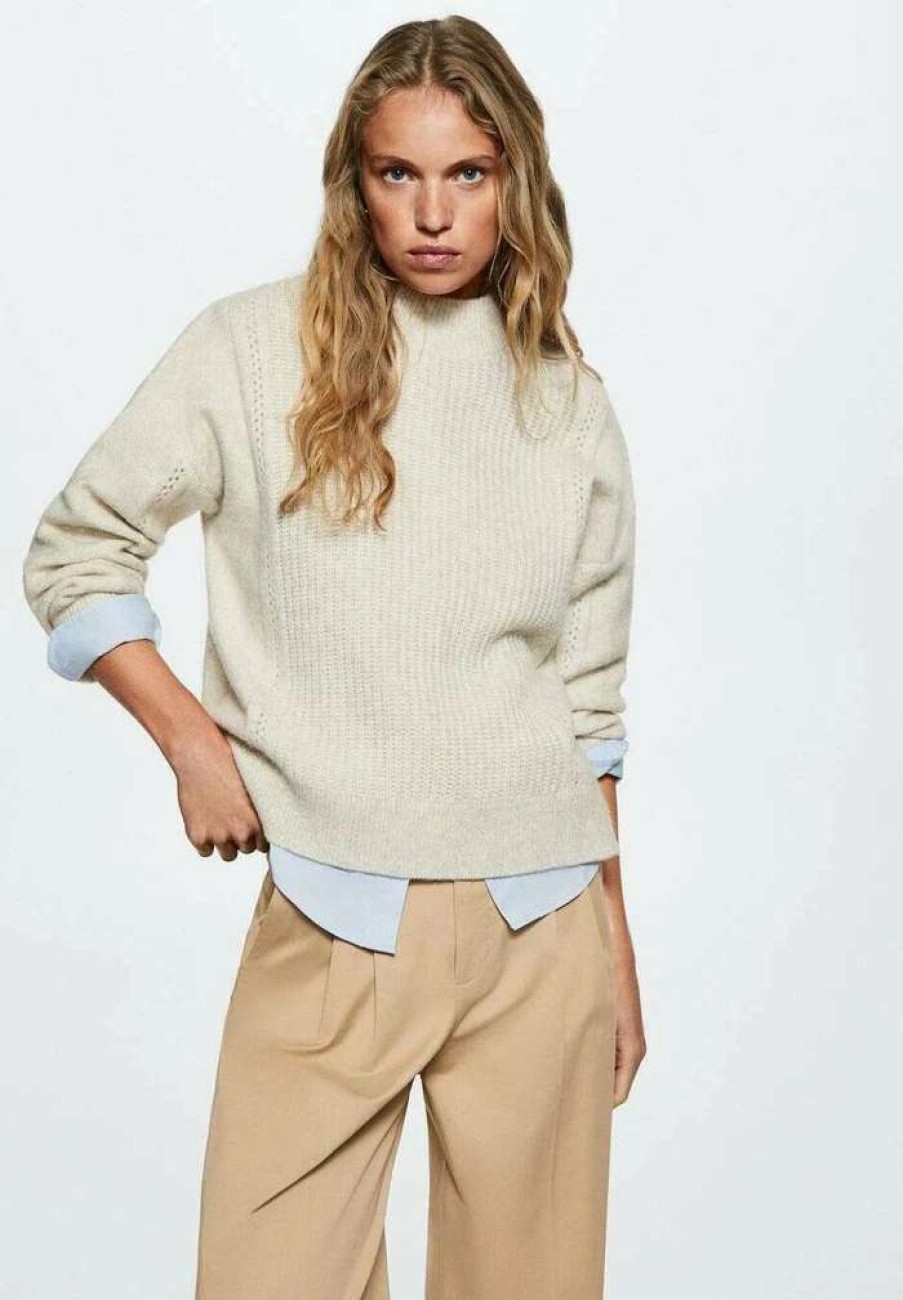 Clothing * | Mango Sardana Jumper Sand