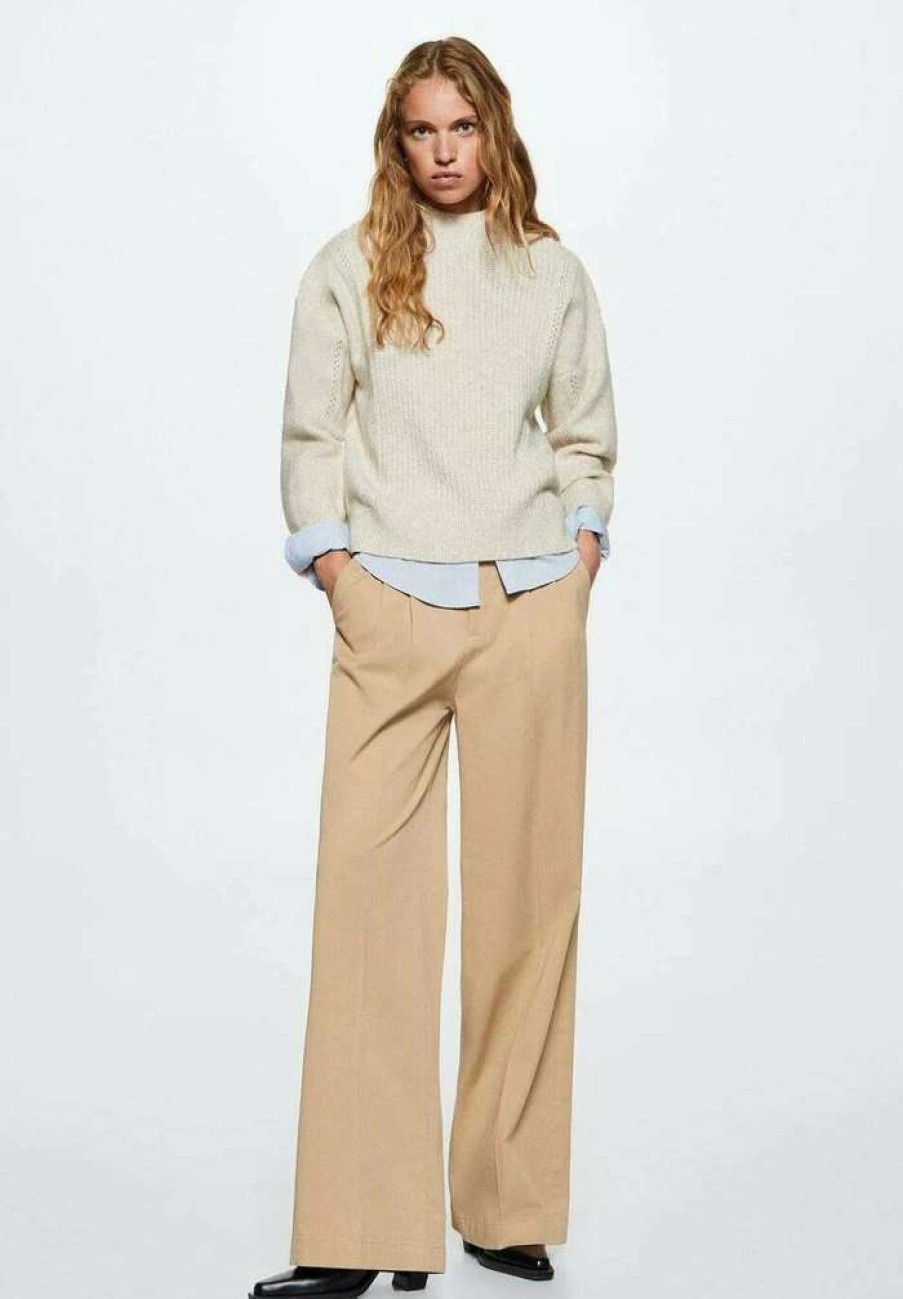 Clothing * | Mango Sardana Jumper Sand