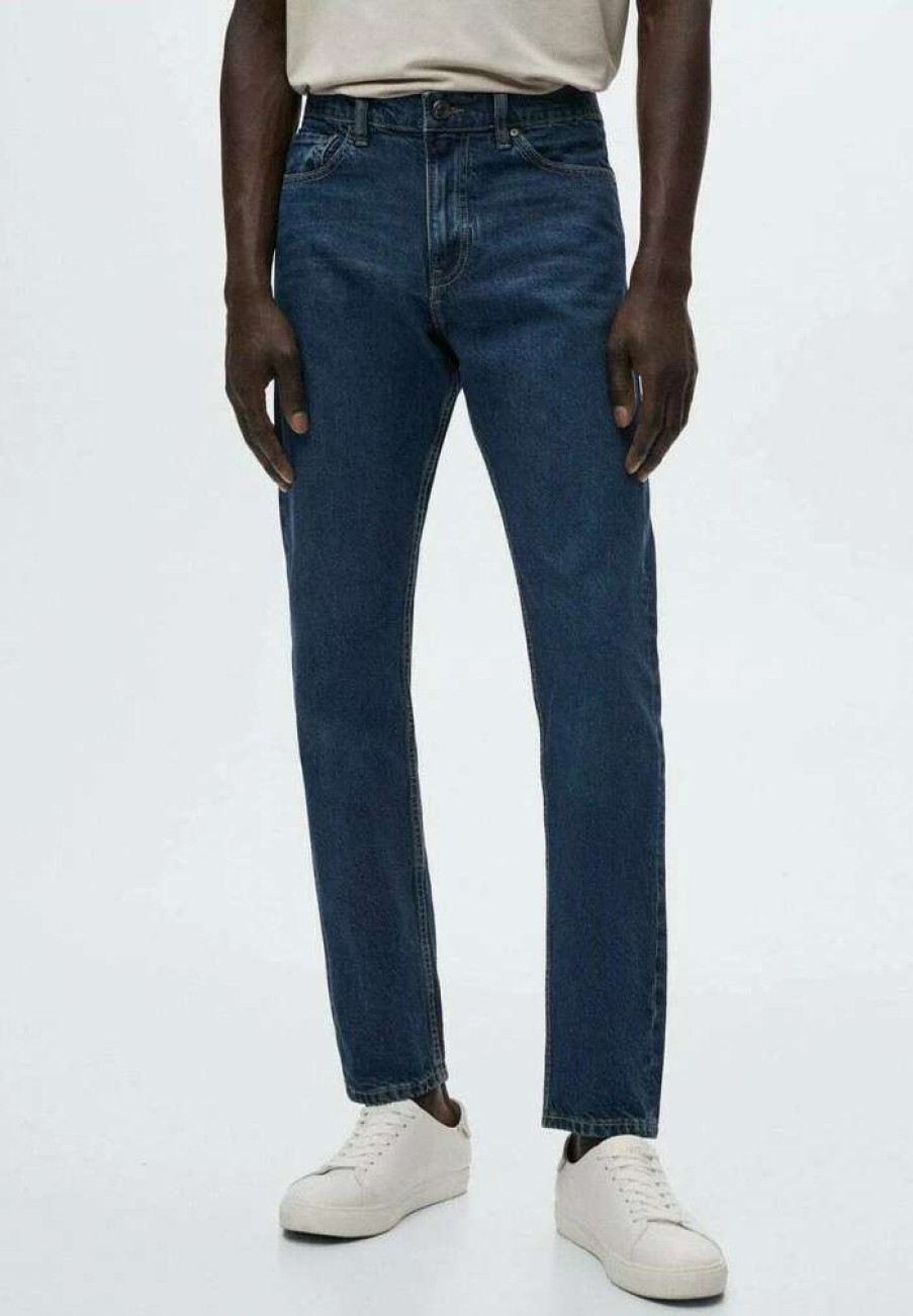 Clothing * | Mango Bob Slim Fit Jeans Bleu Fonce