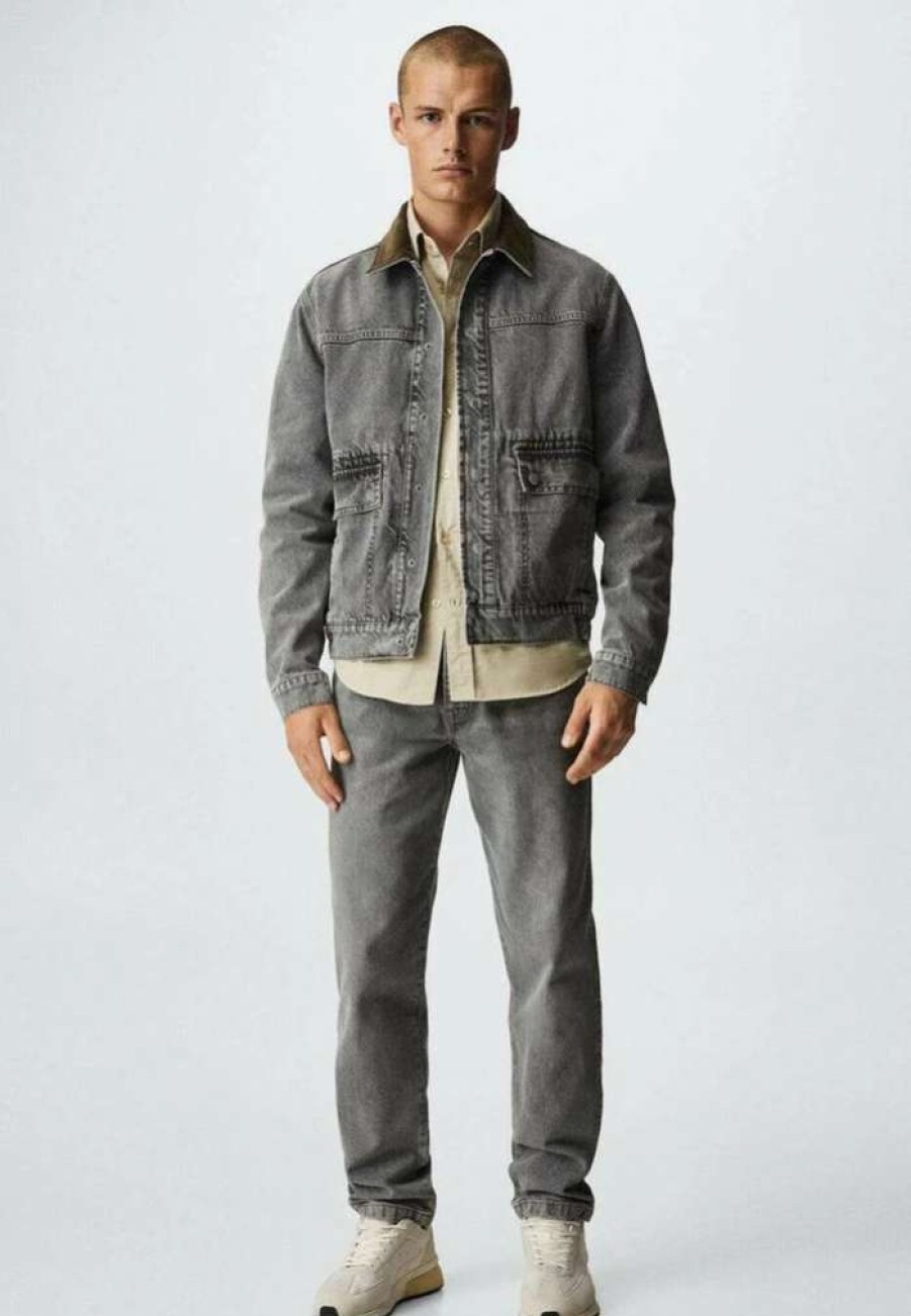 Clothing * | Mango Adrien Denim Jacket Gris Denim