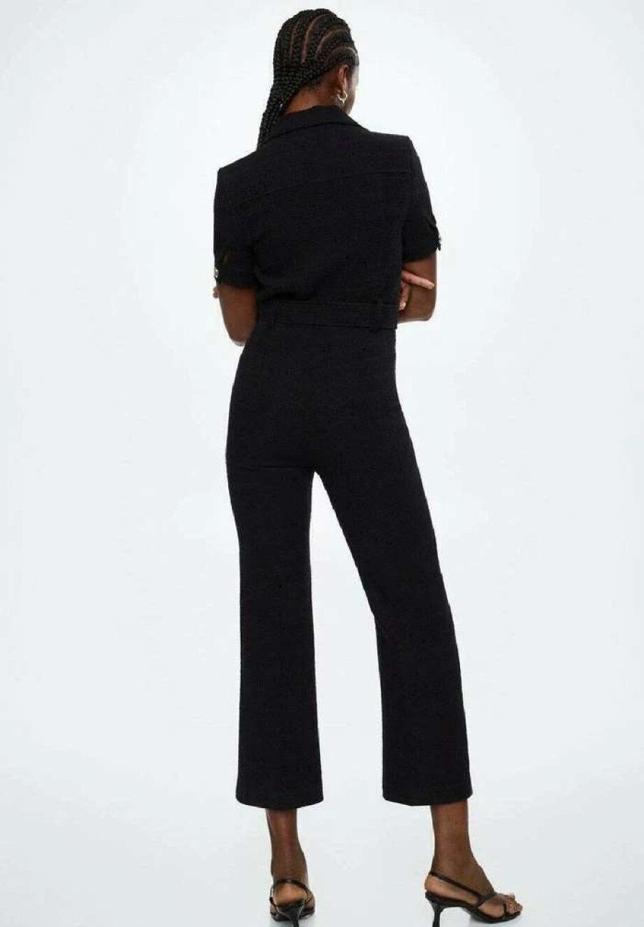 Clothing * | Mango Jumpsuit Schwarz