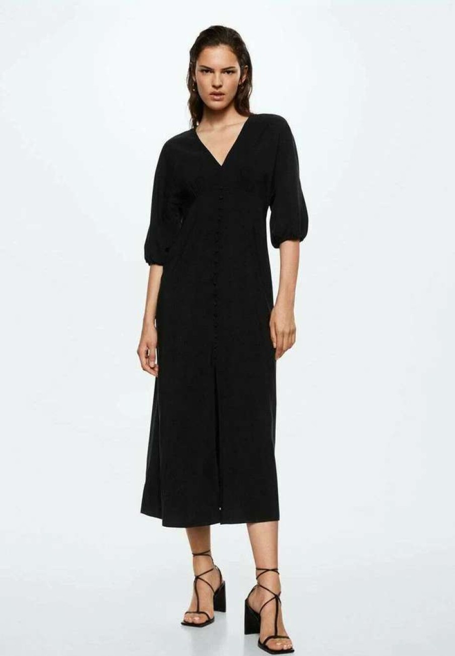 Clothing * | Mango Bombay Day Dress Noir