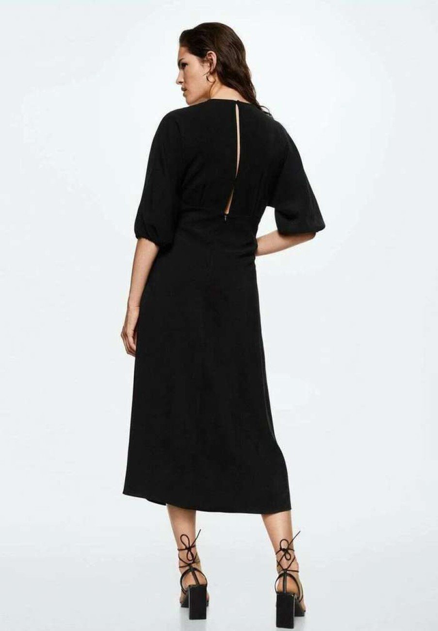 Clothing * | Mango Bombay Day Dress Noir