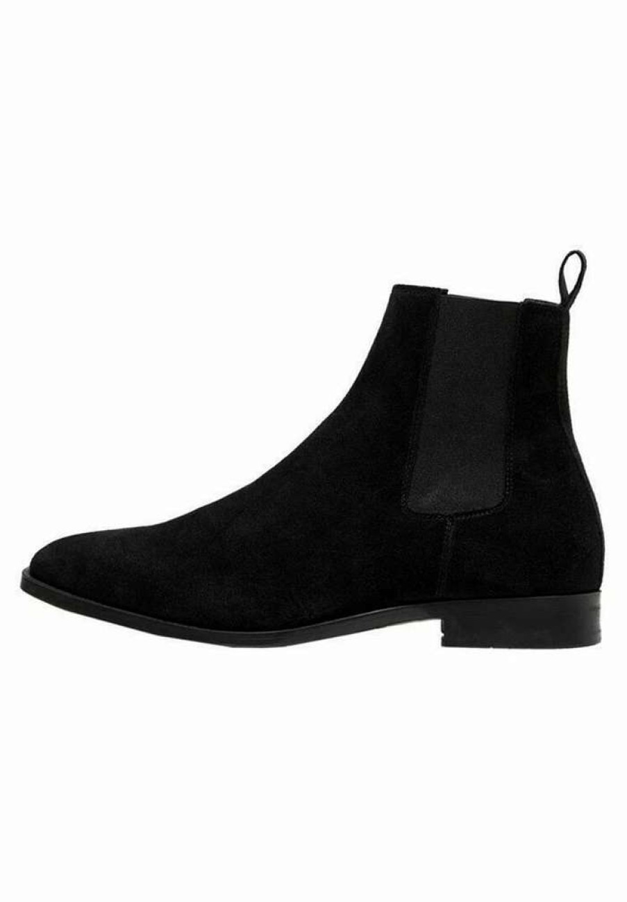 Shoe * | Mango Classic Ankle Boots Schwarz