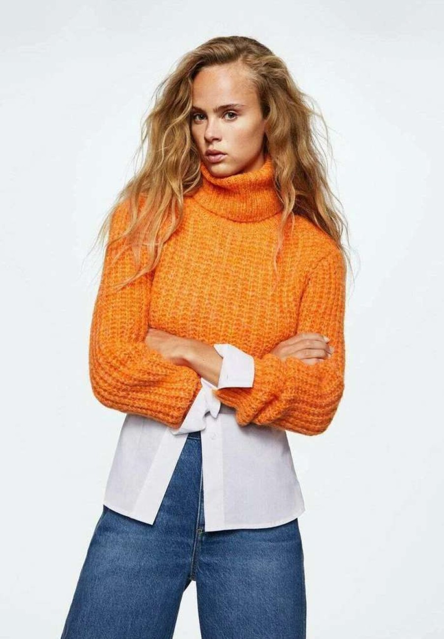 Clothing * | Mango Fresa Jumper Orange