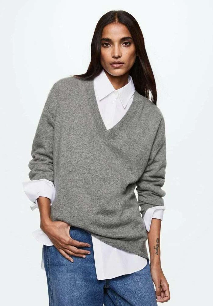 Clothing * | Mango Bahiav Jumper Gris