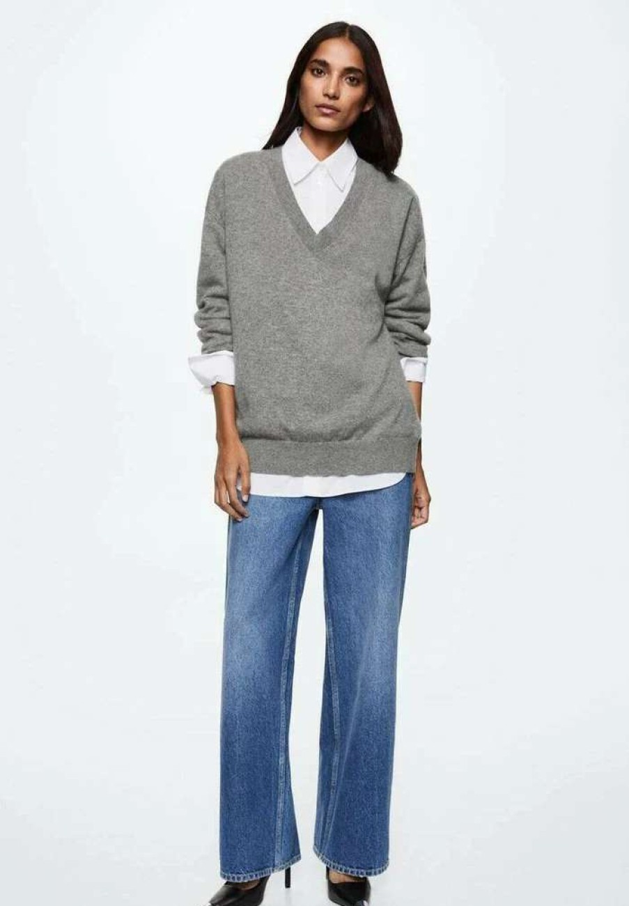 Clothing * | Mango Bahiav Jumper Gris