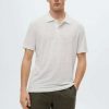 Clothing * | Mango Amberes Polo Shirt Bialy