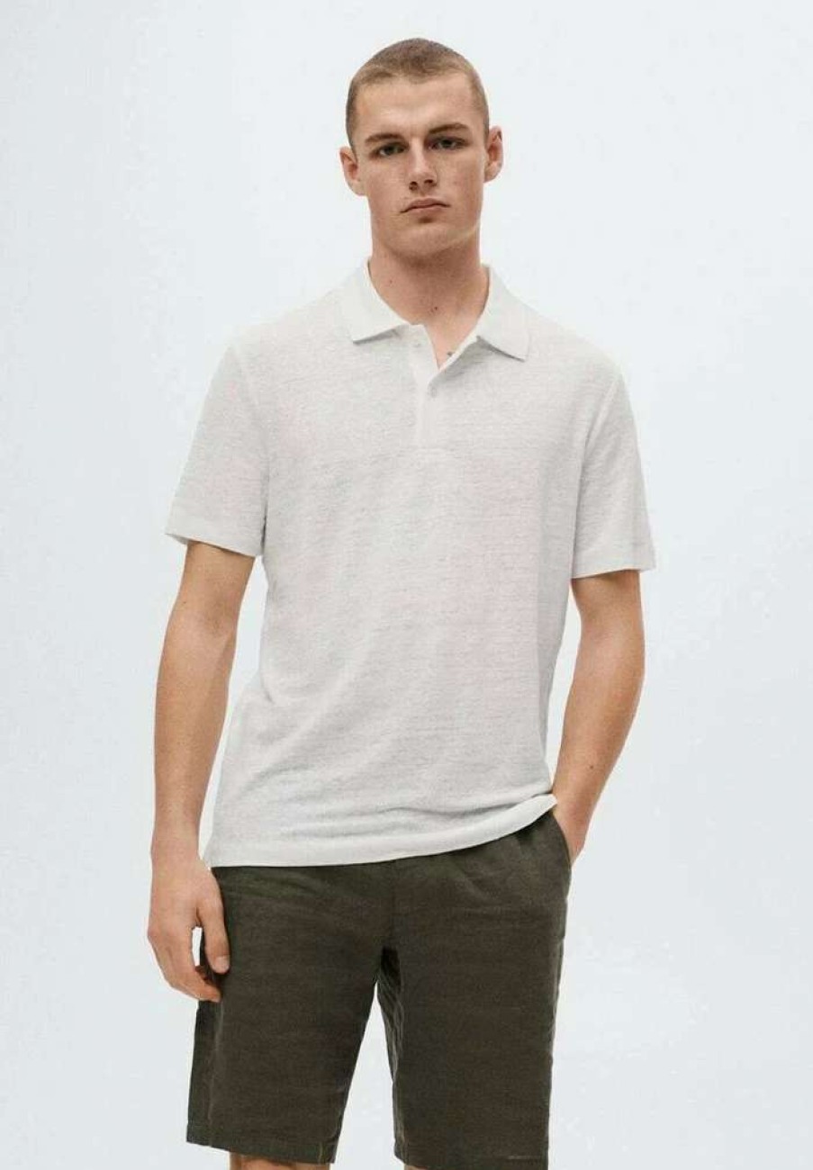 Clothing * | Mango Amberes Polo Shirt Bialy