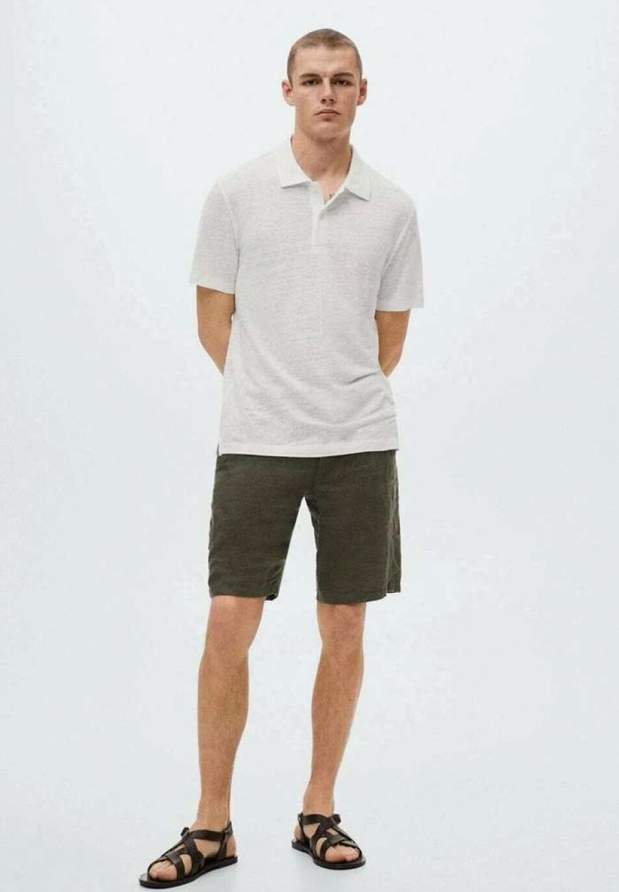 Clothing * | Mango Amberes Polo Shirt Bialy