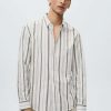 Clothing * | Mango Montua Shirt Blanc