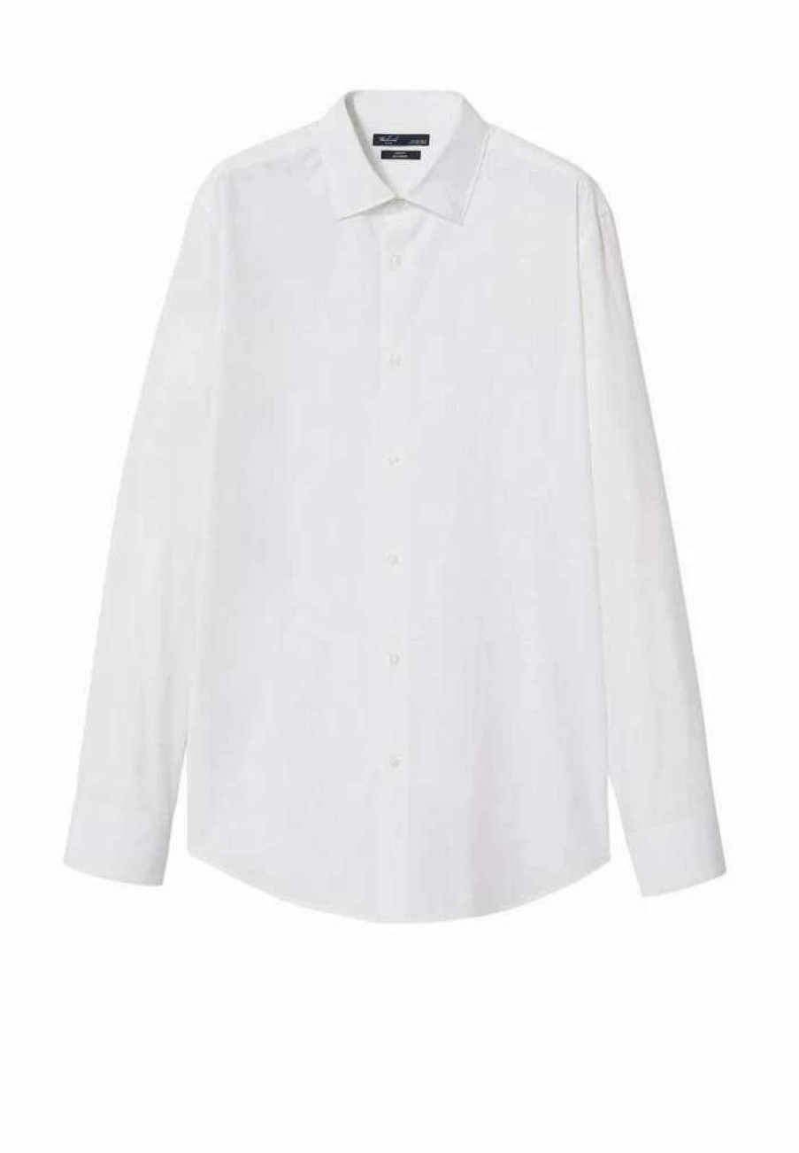 Clothing * | Mango Emeritol Formal Shirt White