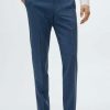 Clothing * | Mango Breda Chinos Himmelblau