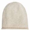 Accessoires * | Mango Perla Beanie Ecru