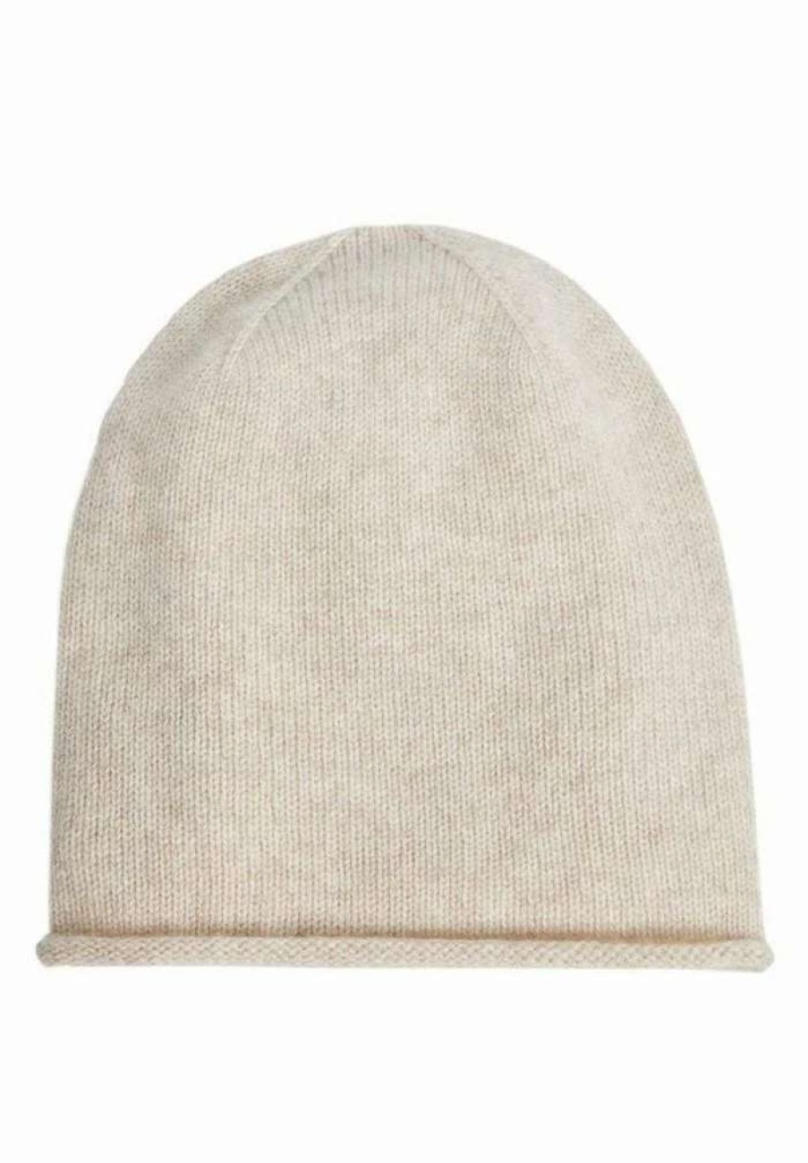 Accessoires * | Mango Perla Beanie Ecru