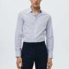 Clothing * | Mango Selva Formal Shirt Himmelblau