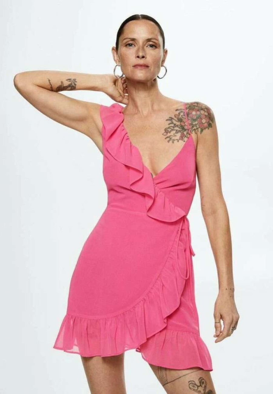 Clothing * | Mango Kate Cocktail Dress / Party Dress Pink