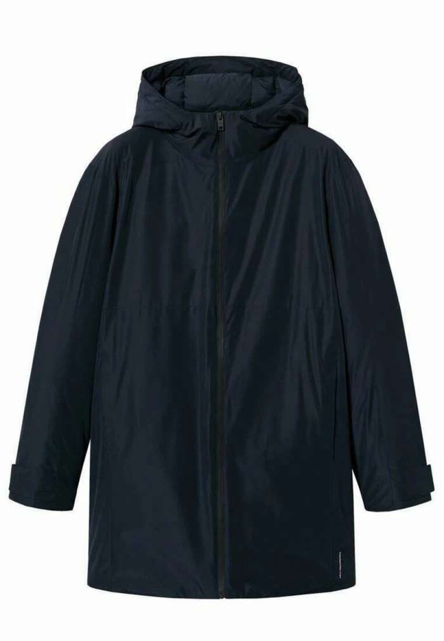 Clothing * | Mango Street Winter Coat Dark Navy