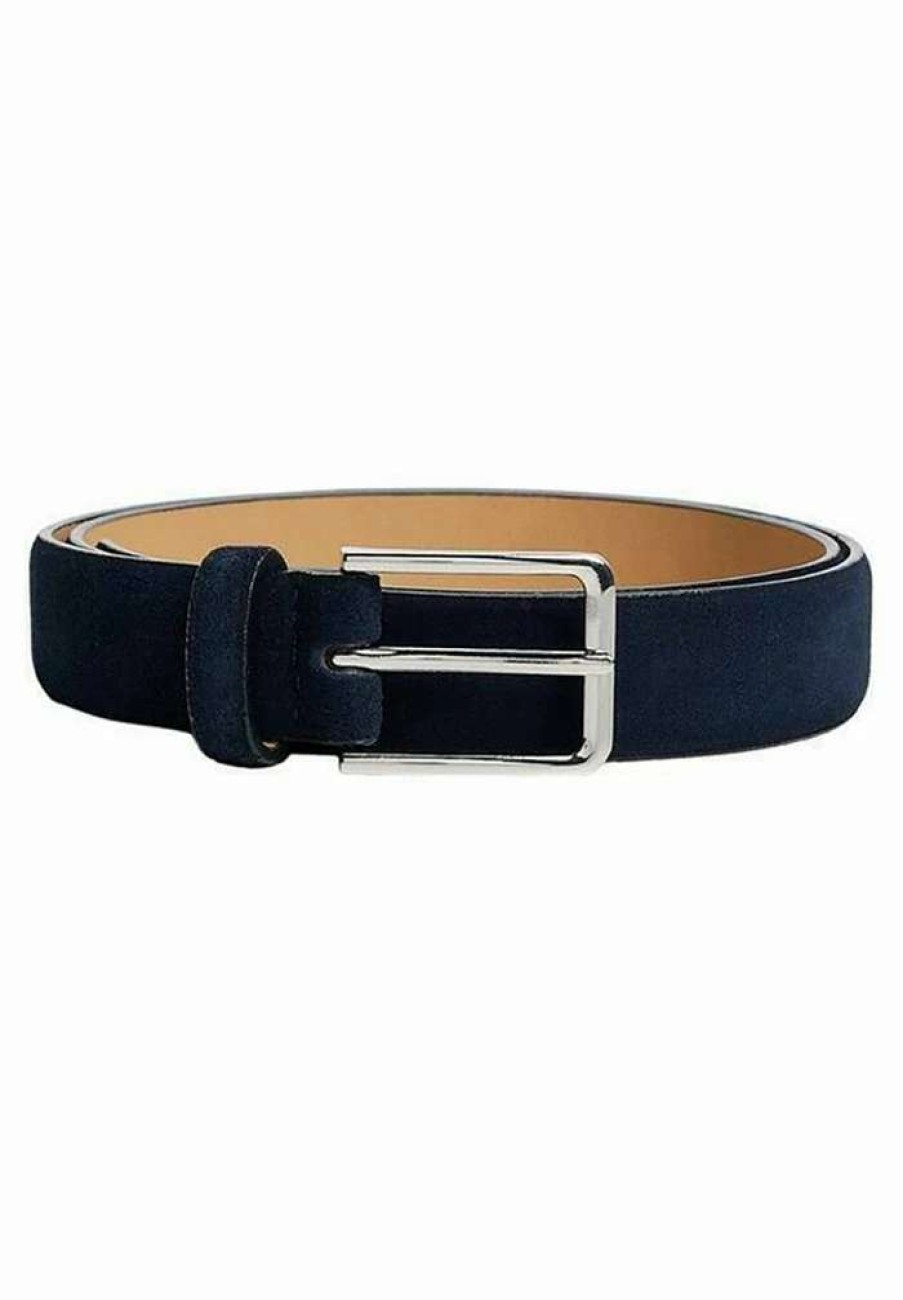 Accessoires * | Mango Belt Bleu Marine Fonce