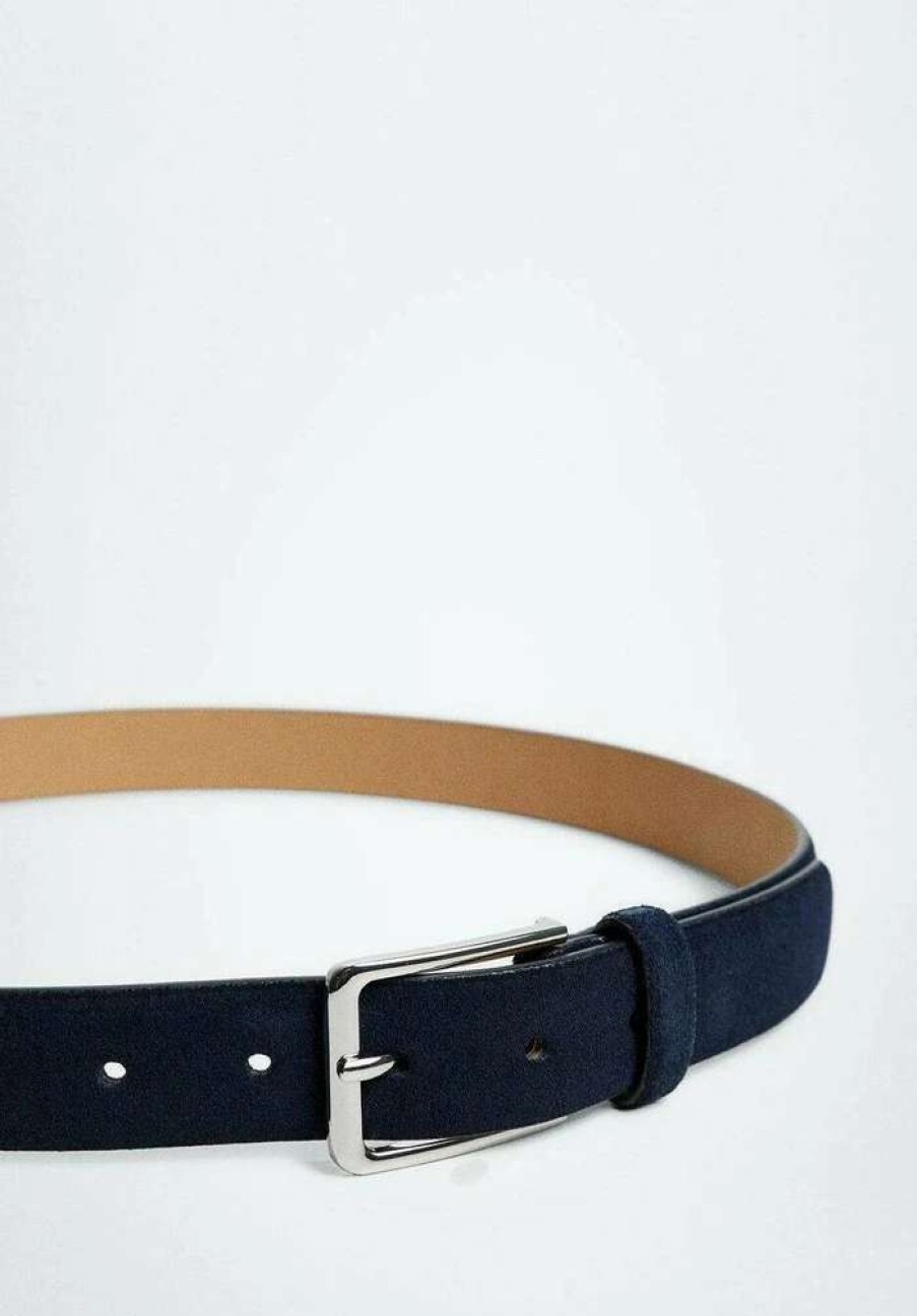 Accessoires * | Mango Belt Bleu Marine Fonce