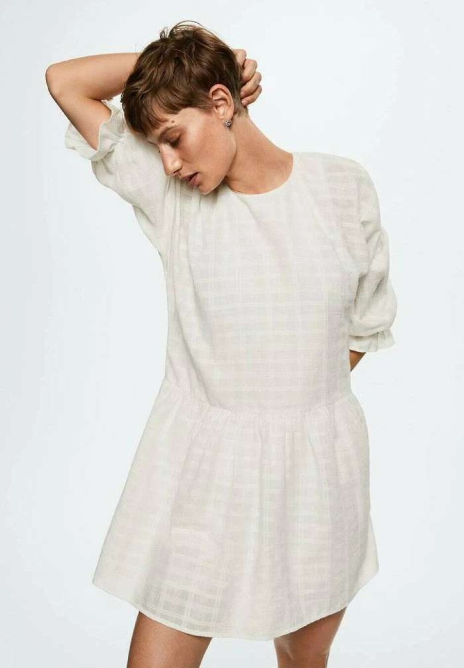 Clothing * | Mango Bruna Day Dress White