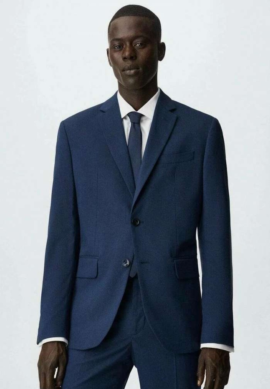 Clothing * | Mango Brasilia Suit Jacket Ink Blue