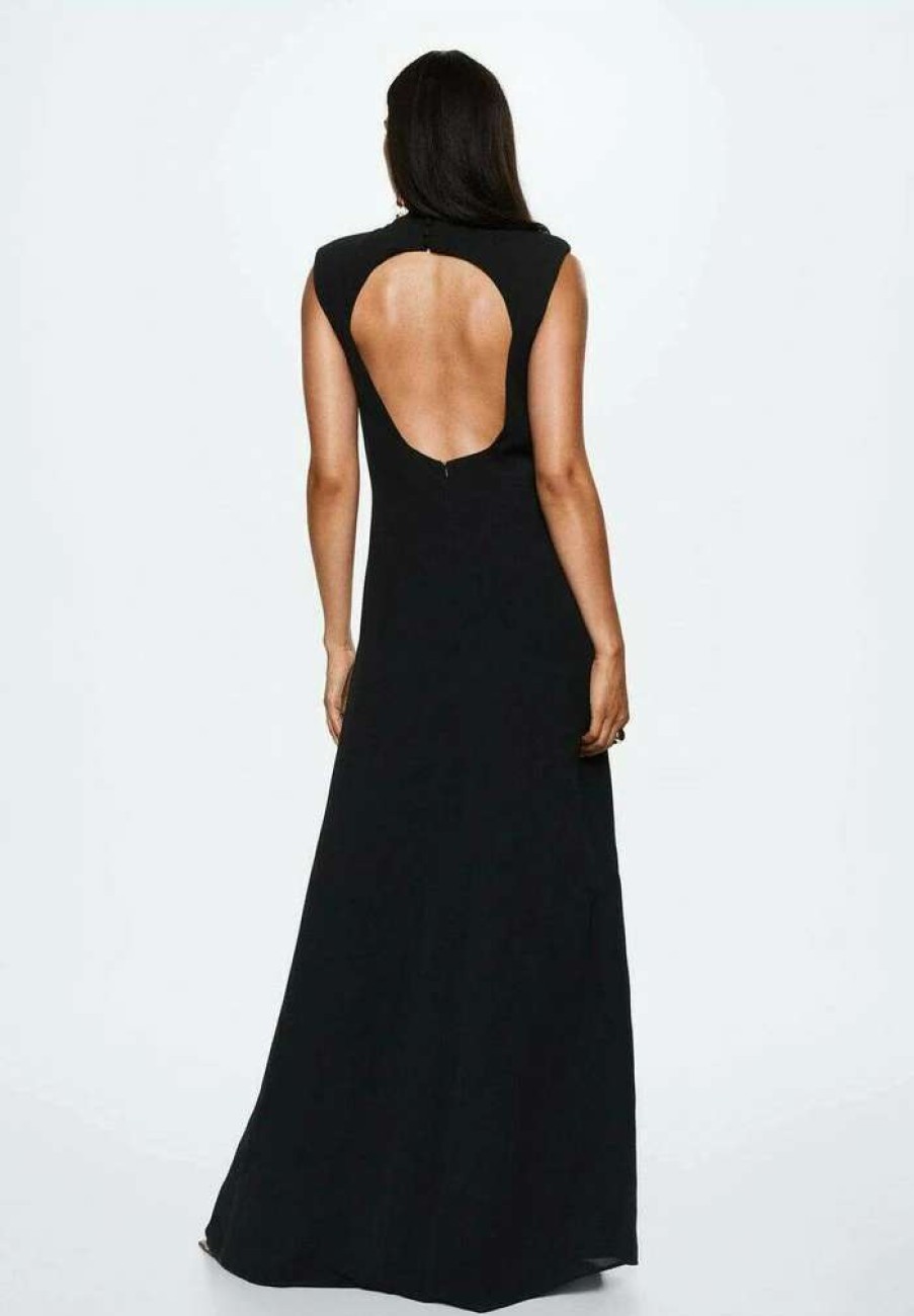 Clothing * | Mango Fifin A Maxi Dress Noir