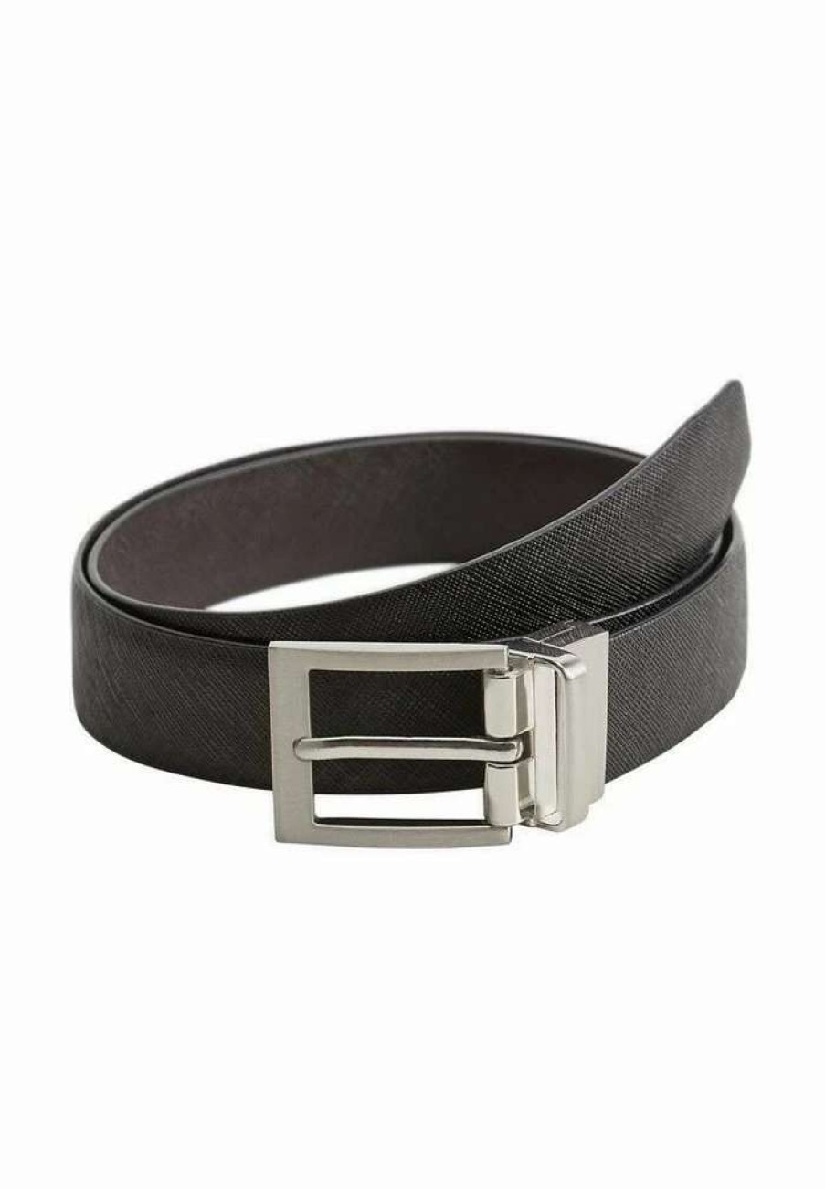 Accessoires * | Mango Emili Belt Business Svart