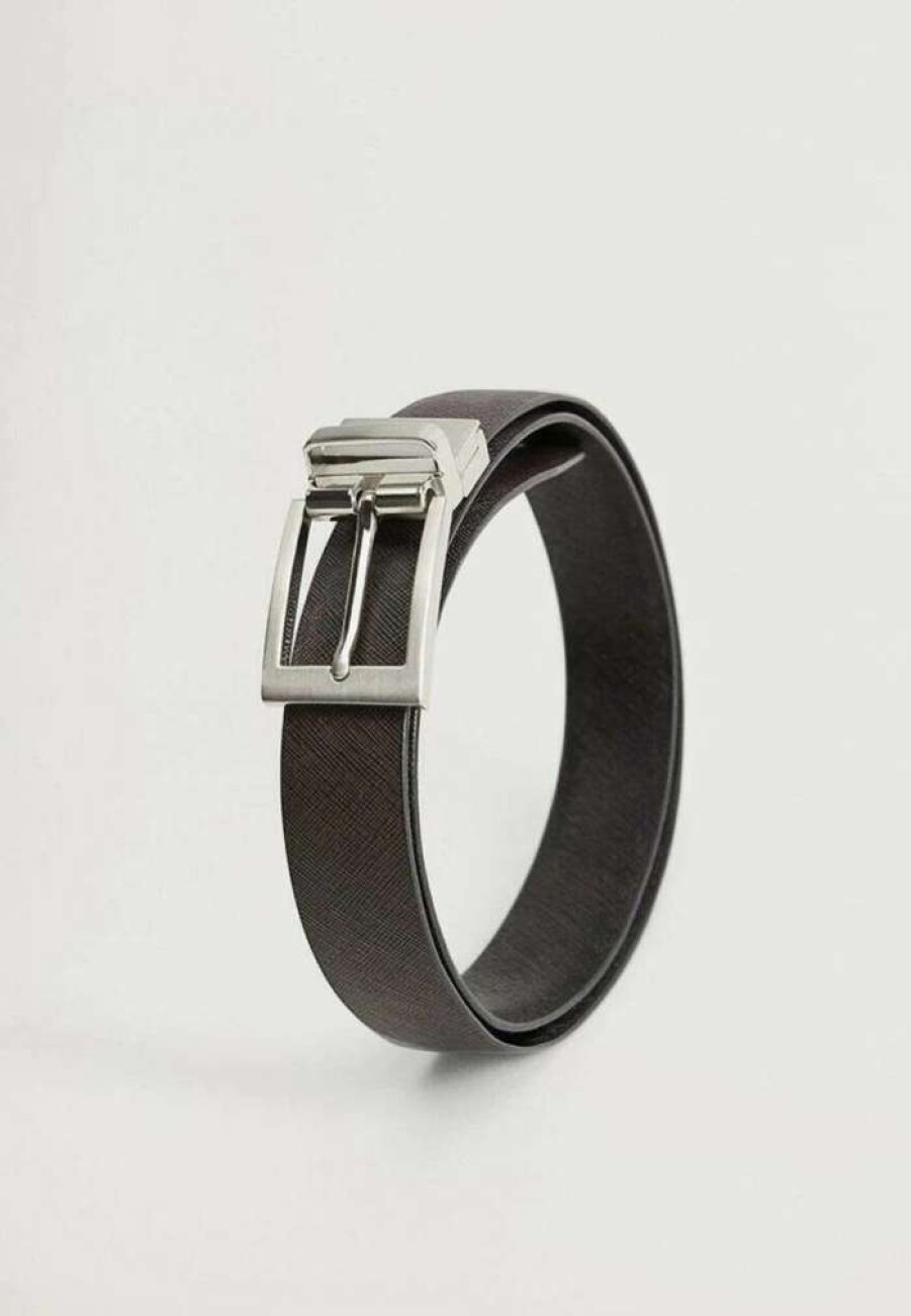 Accessoires * | Mango Emili Belt Business Svart