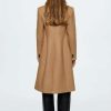 Clothing * | Mango Lipstick Classic Coat Medium Brown