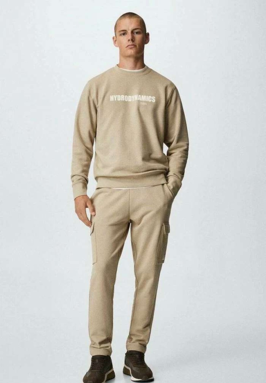 Clothing * | Mango Miltyp Tracksuit Bottoms Beige