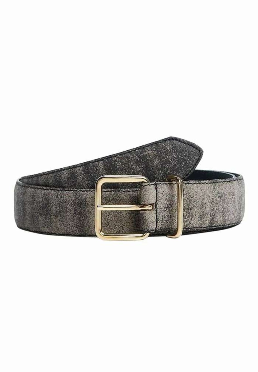 Accessoires * | Mango Telmo Belt Grau