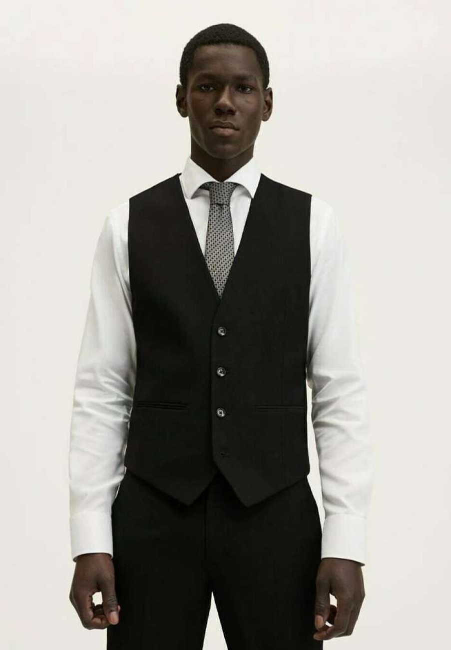 Clothing * | Mango Paulo Waistcoat Czarny