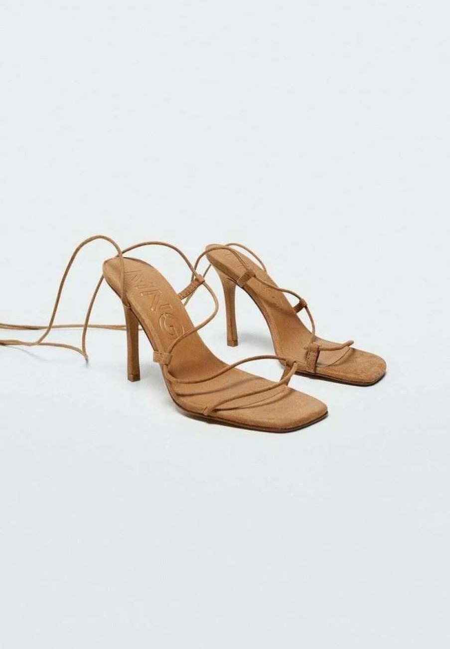 Shoe * | Mango Tyra High Heeled Sandals Piaskowy