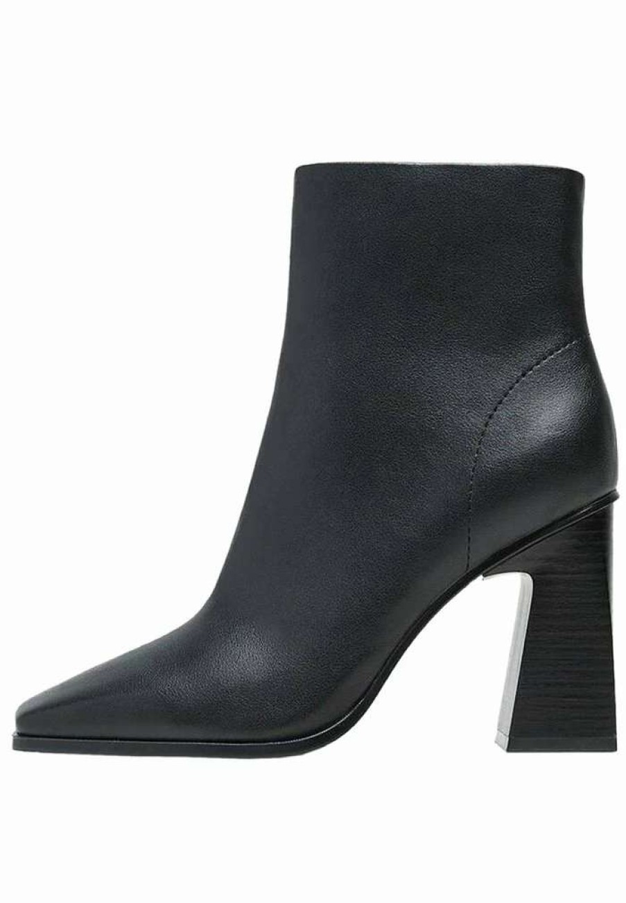 Shoe * | Mango Yves High Heeled Ankle Boots Schwarz