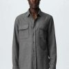 Clothing * | Mango Adara I Shirt Mittelgrau Meliert