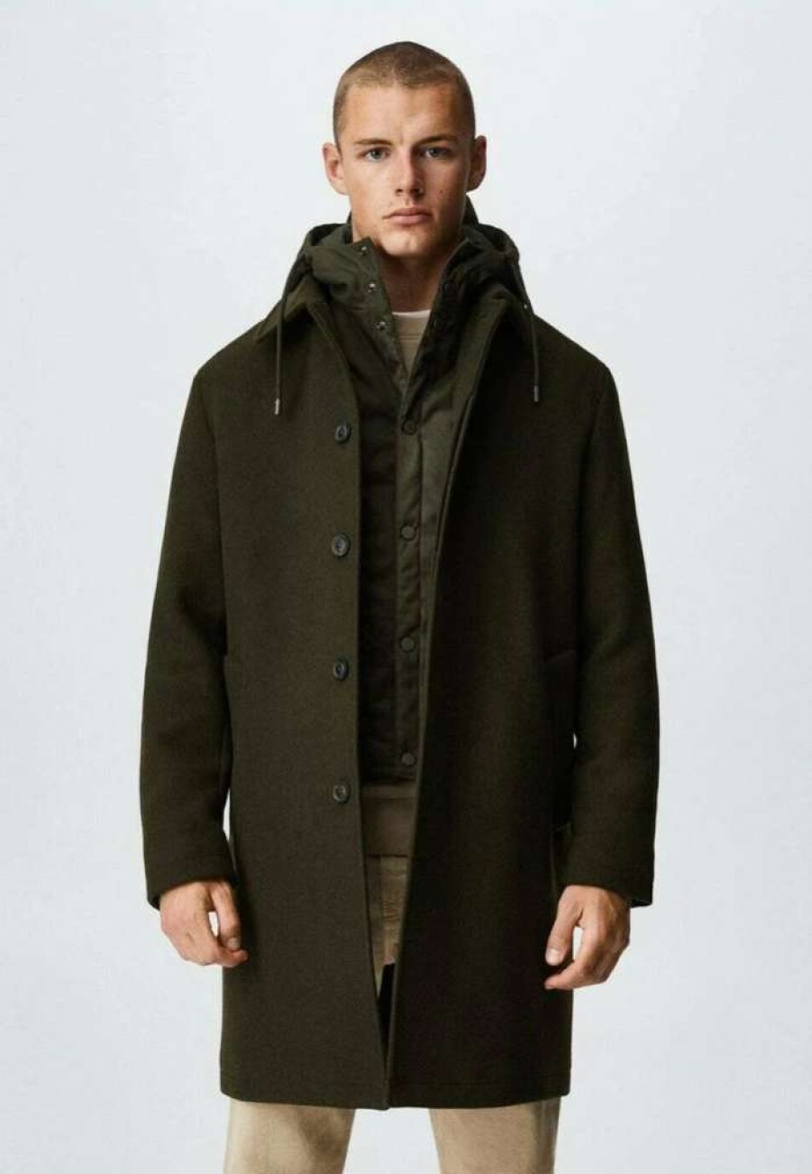 Clothing * | Mango Olbia Classic Coat Khaki