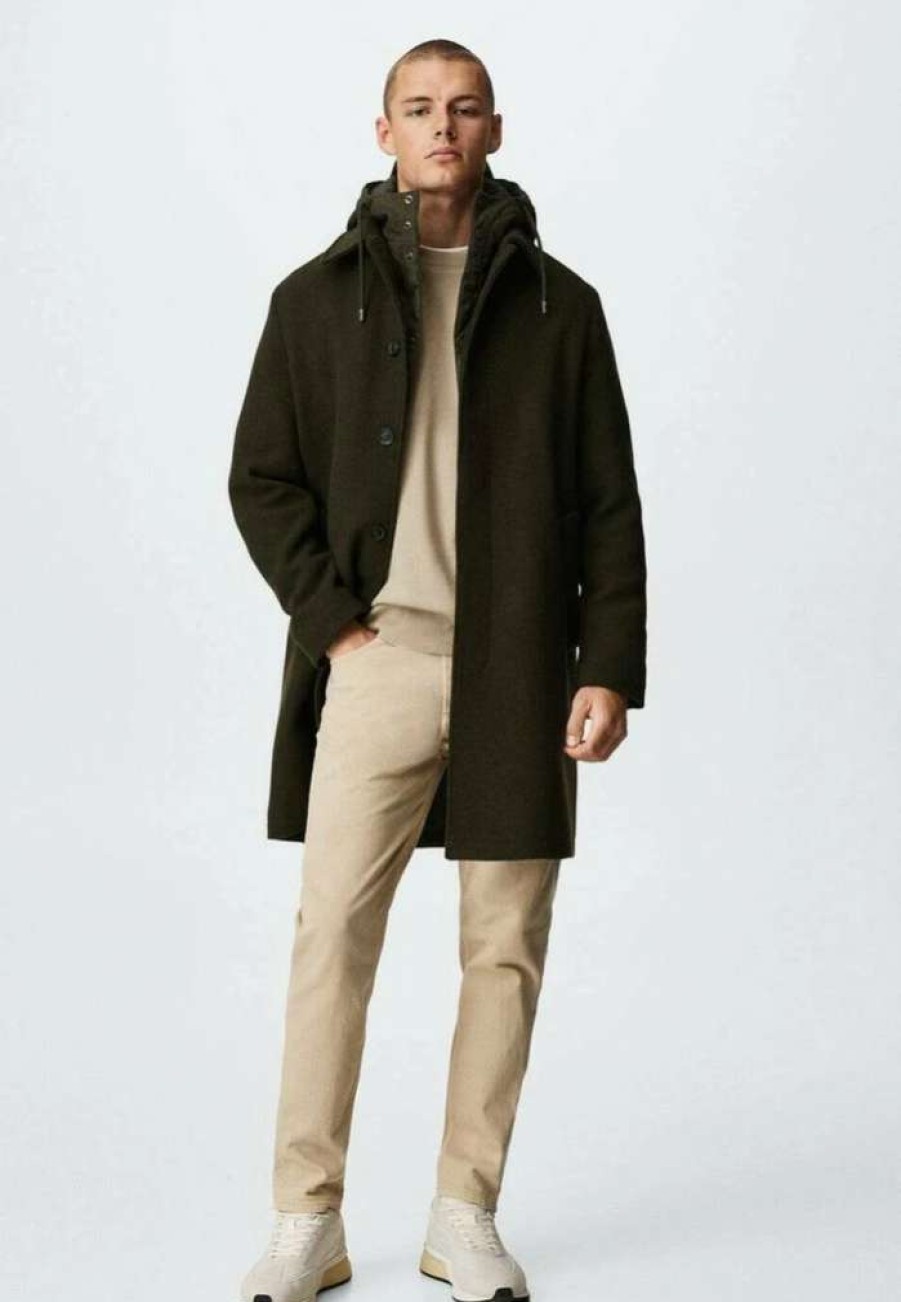 Clothing * | Mango Olbia Classic Coat Khaki