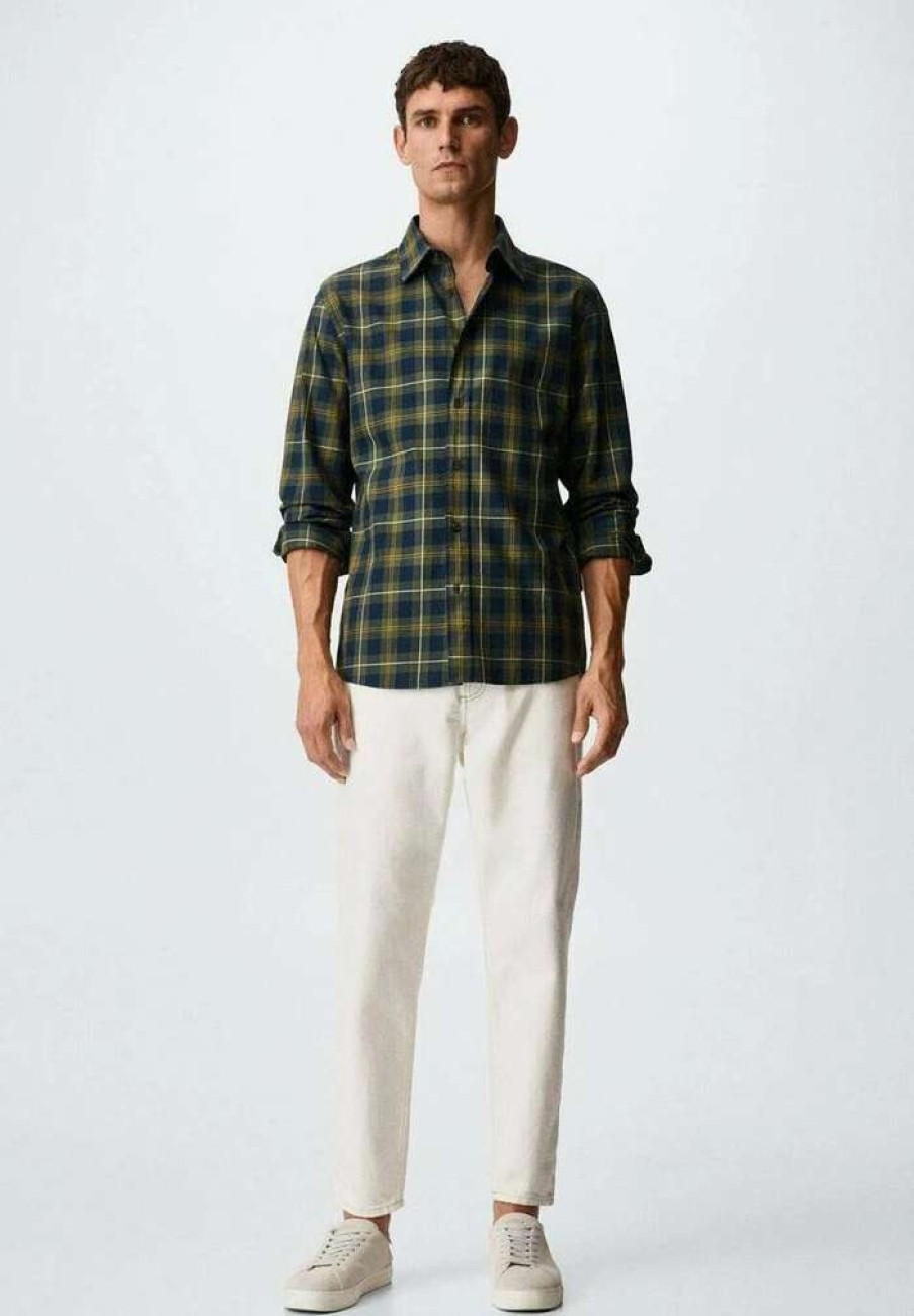 Clothing * | Mango Comtes Shirt Khaki