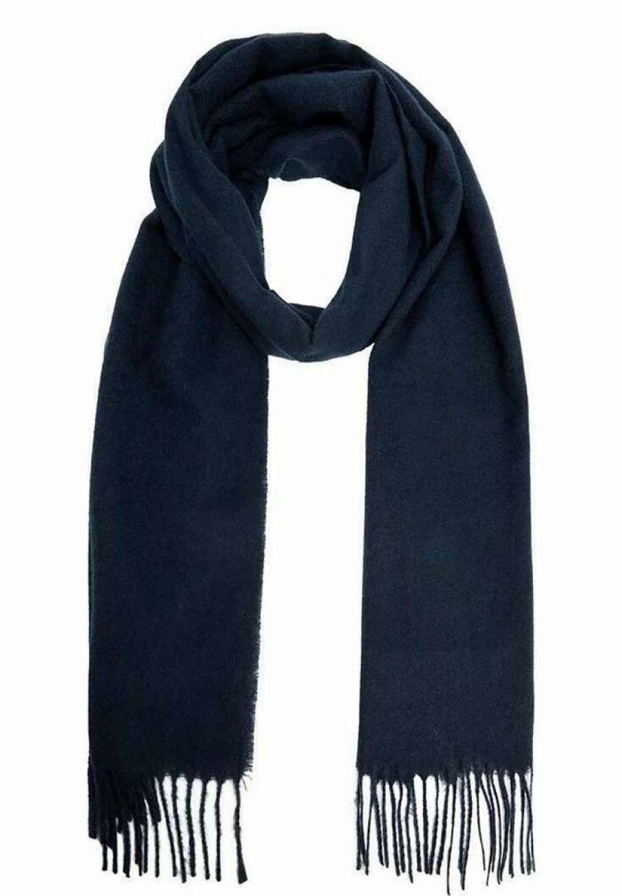 Accessoires * | Mango Basiclus Scarf Marinebla