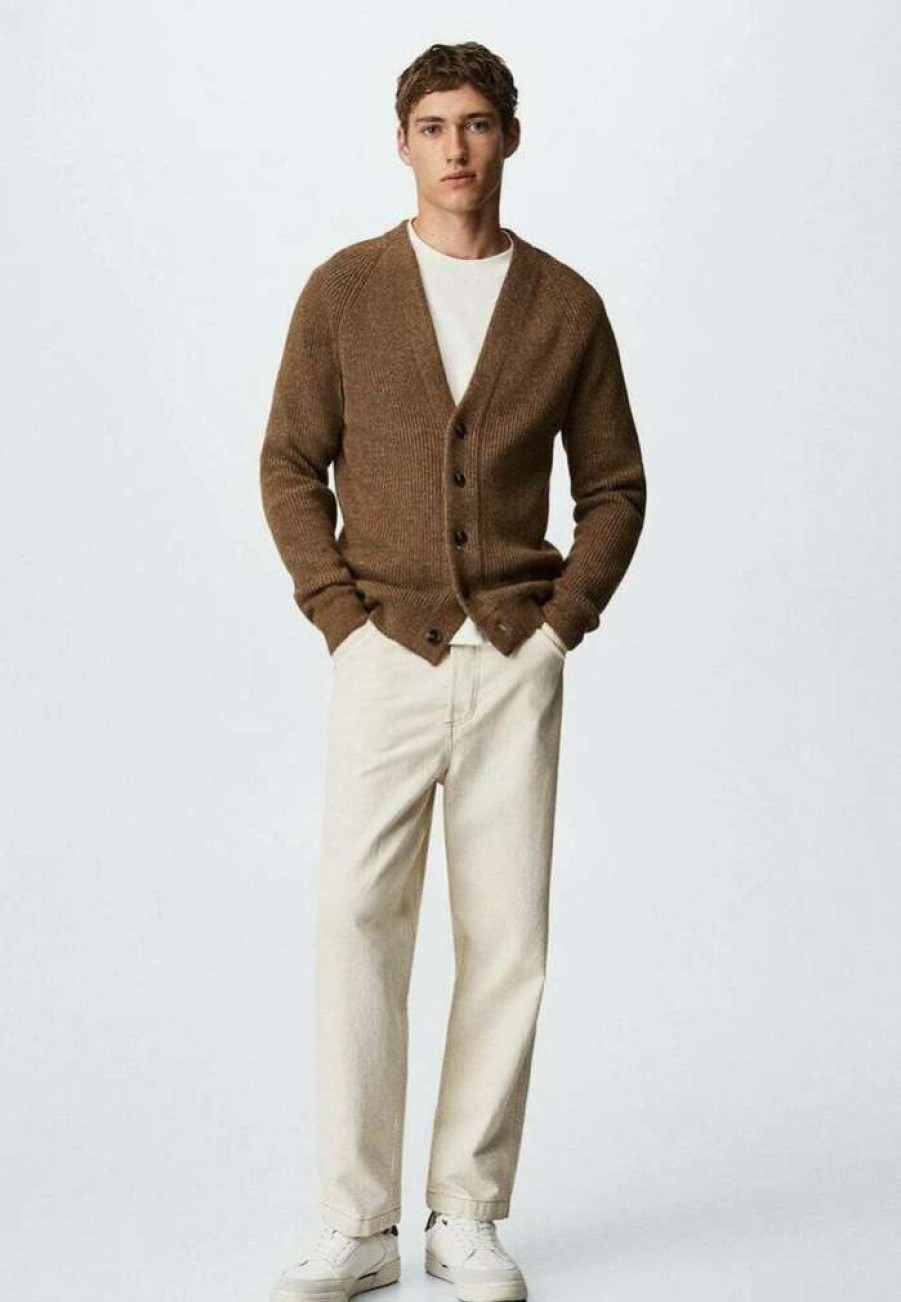 Clothing * | Mango Binger Cardigan Beige