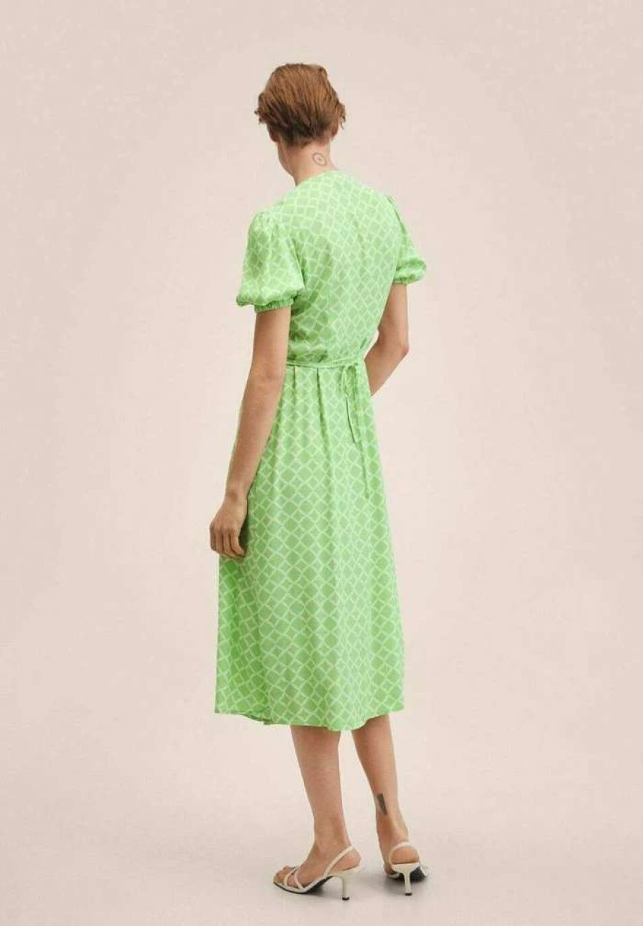 Clothing * | Mango Lucy Day Dress Pastel Green