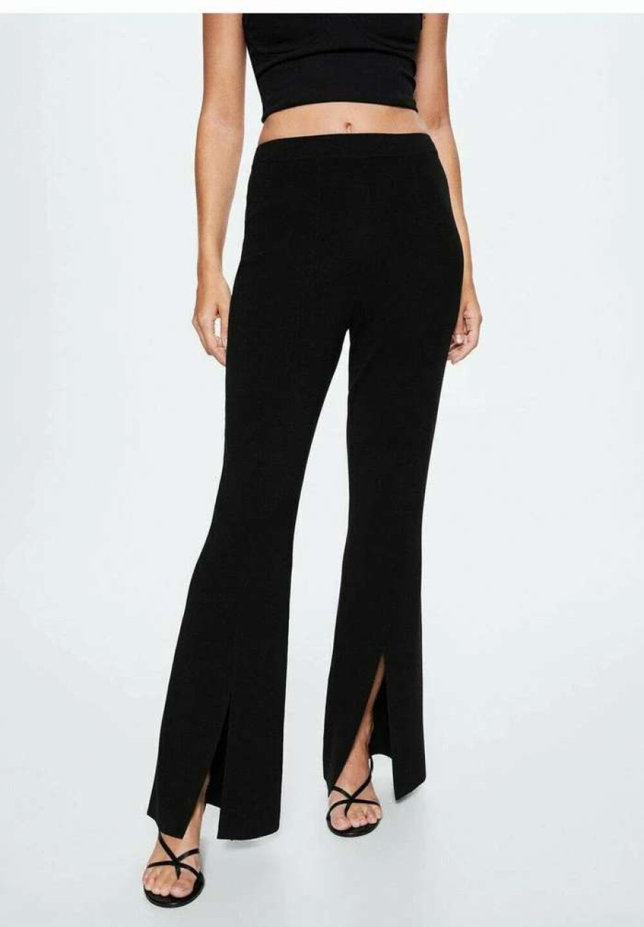 Clothing * | Mango Sofi A Trousers Sort