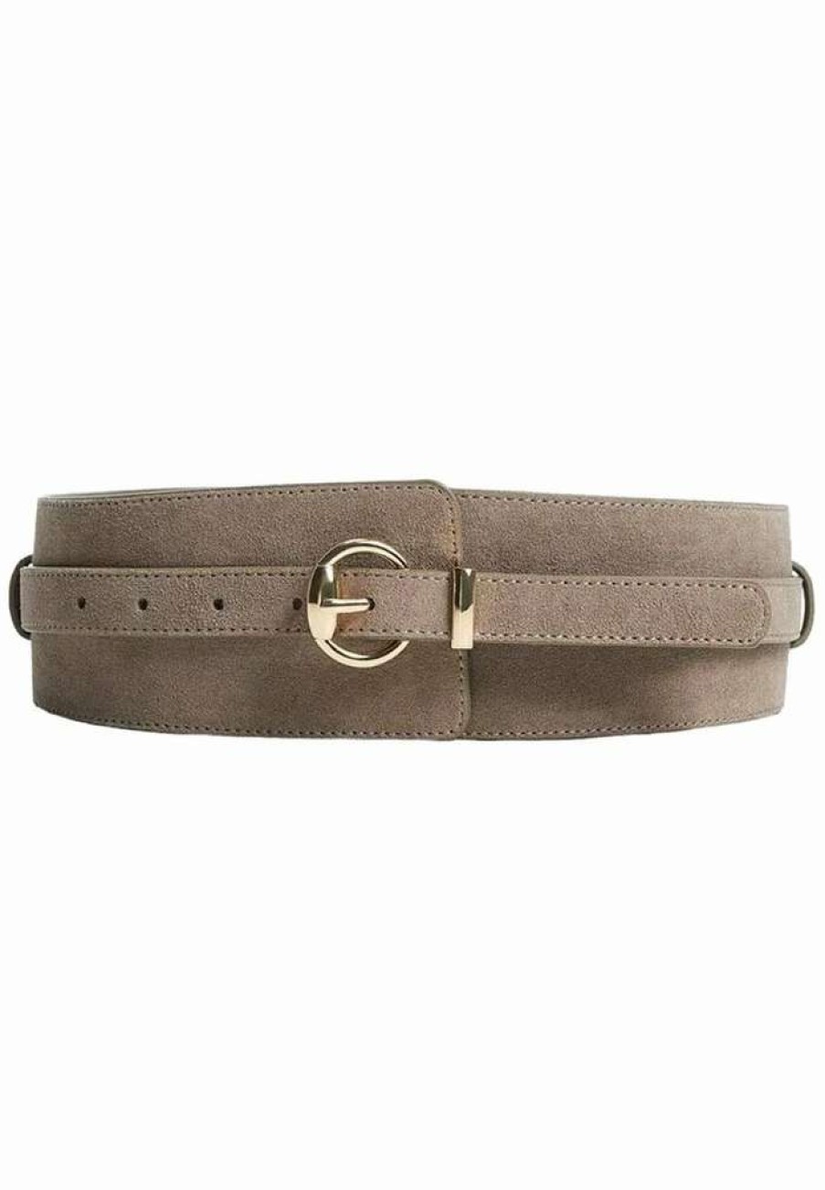 Accessoires * | Mango Amelia Waist Belt Medium Brown