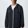 Clothing * | Mango Costa Outdoor Jacket Bleu Marine Fonce