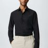 Clothing * | Mango Emeritol Formal Shirt Noir