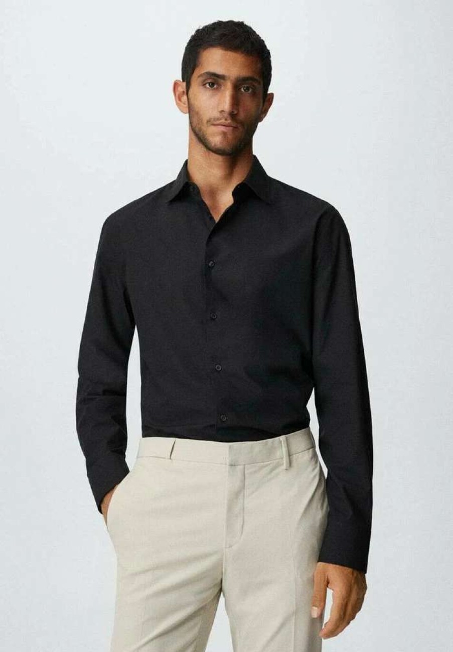 Clothing * | Mango Emeritol Formal Shirt Noir